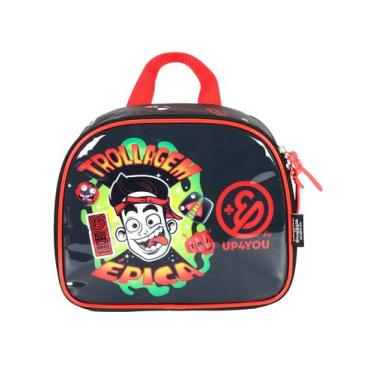 Imagem de Lancheira Térmica Merendeira ENALDINHO Youtuber - Luxcel, vermelho