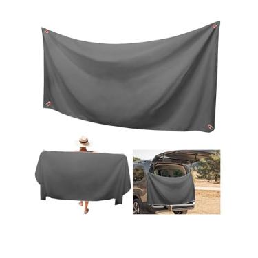 Imagem de ZGXZQ Toalha de banho magnética grande toalha de microfibra de secagem rápida com fecho magnético, super absorvente e resistente à areia para praia, piscina, viagem, academia e acampamento 190 cm x 76