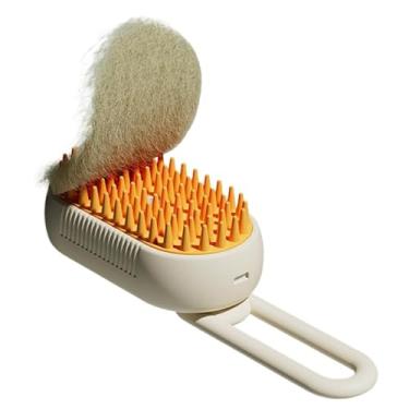 Imagem de Escova Pet, Kit 2 Escova A Vapor para Gatos Cães 3 em 1 Escovas Elétricas de Pêlos Pentes de Massagem