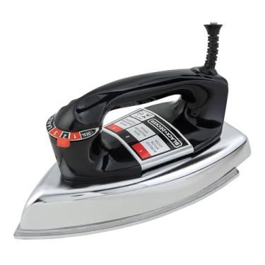 Imagem de BLACK+DECKER Ferro de Passar Roupa a Seco, Metálico Preto, Modelo VFA1110XM6, 220V