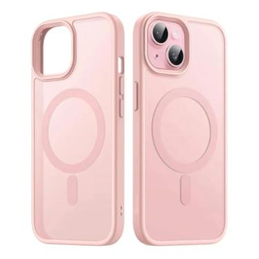 Imagem de Capinha Magnetica para iphone Anti-Impacto e Proteção Reforçada (Rosa, iphone 14 pro max)