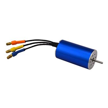Imagem de Luzhengyang Highly Efficient 2445 3000KV RC Brushless Sensorless Motor - Perfect for Model Vehicle Parts Ultimate Power Conversion, Precision Engineered, 3.5MM Connector - for RC Car,