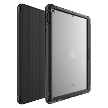Imagem de OtterBox Capa Symmetry Série Folio para iPad 8ª e 7ª geração (tela de 10,2" - Versão 2020 e 2019) - Embalagem de varejo - Noite estrelada (transparente/preto/preto PU/cinza escuro)