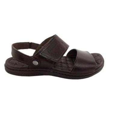 Imagem de Sandália Pegada de Couro Masculina 131286-Masculino