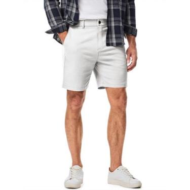 Imagem de Shorts JMIERR Hybrid Chino de 7 polegadas com costura interna  branco 