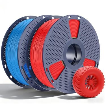 Imagem de SUNLU Filamento TPU de 1,75 mm, filamento de impressora 3D flexível 95A, carretel de TPU macio de 1 kg (1 kg), precisão dimensional +/- 0,03 mm, serve para a maioria das impressoras FDM (pacote com 2)