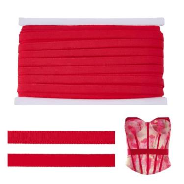 Imagem de PH PandaHall Capa para desossar de 22 metros, capa de costura óssea, aro de 1/2 polegada, fita de canalização, espartilho de tecido para costura, artesanato, espartilho para confecção de vestido de