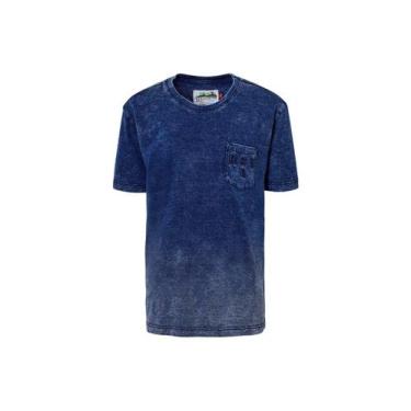 Imagem de Camiseta Malhão Indigo Dip Dye Reserva Mini, 02, Azul