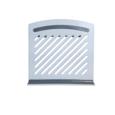 Imagem de Suporte para Laptop Portátil, Ajustável 0° a 130°, Branco, Plástico, 24,5x24,5cm, com Proteção Antiderrapante