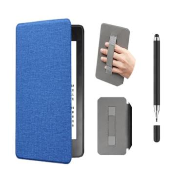 Imagem de Akacy Textura de tecido TPU leve com alça de pulso para Kindle 6.0 (Geração 2019), fina e leve, com despertar/hibernar automático (5)