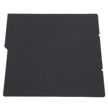 Imagem de Hyuduo Placa de Construção PEI PET de Dupla Face 264x276mm, Superfície de Textura de Fibra de Carbono Flexível de Aço de Mola para Kobra S1/S1 Combo, Capa de Cama Aquecida para Impressora 3D Com