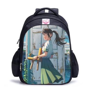 Imagem de Mochila Anime School Bag Children Suzumes No Tojimar