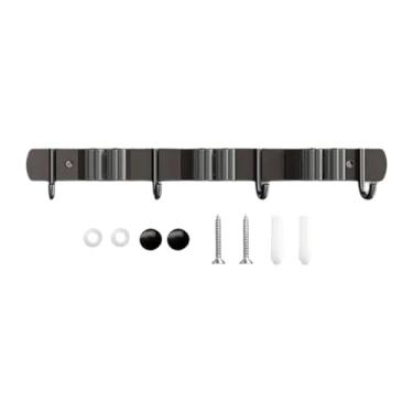 Imagem de ＫＬＫＣＭＳ Suporte de parede para vassouras e esfregões, organizador de utensílios de cozinha e jardim, antiderrapante, ideal para casa jardim, 3 Suportes, 4