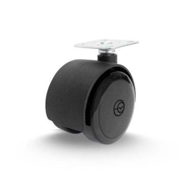 Imagem de Rodízio 2 Pol com roda de Nylon e Banda em PVC - 20Kg - Casterine