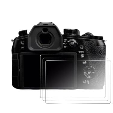 Imagem de pssped 3 peças protetoras de tela compatíveis com câmera Panasonic Lumix FZ80 FZ1000 II TZ95 FZ85 TZ85 TZ90 DMC-GF9 DMC-GF8, película de tela de vidro temperado de dureza 9H de 0,25 mm, impressão