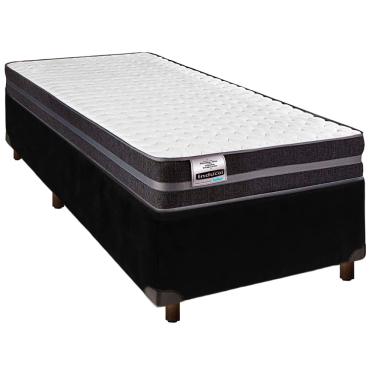 Imagem de Cama Box + Colchão Solteiro Molas Ultralastic Bogota Inducol