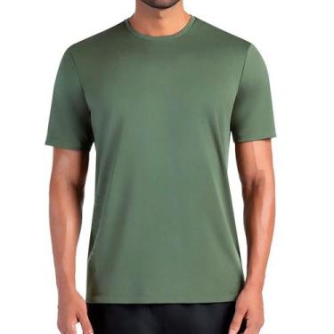 Imagem de Camisa Olympikus T-Shirt Basic Logo Masculina Verde - Conforto e Estil