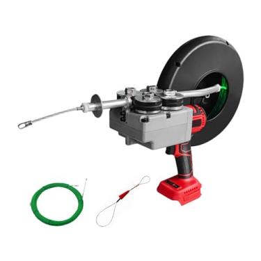 Imagem de RNXRZANK Máquina Automática de Passagem de Cabos para Cabeamento, Máquina Automática de Passagem de Fios para Redes Elétricas em Paredes.