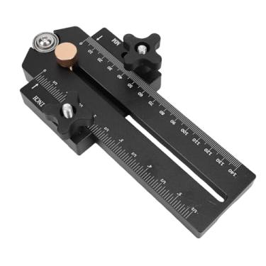 Imagem de aqxreight Gabarito Fino de Liga de Alumínio para Serra de Mesa Com Slot T para Carpintaria Precisa e Mesas de Roteador