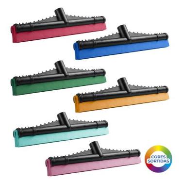 Imagem de Rodo de Plástico com EVA Duplo 41cm Reforçado - Kit com 6 - Seller