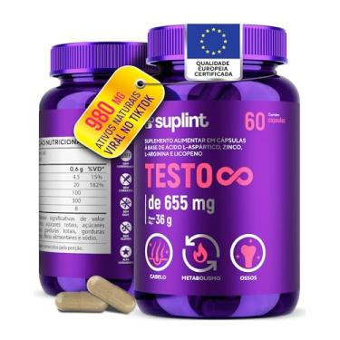 Imagem de Suplementos para Homens 655 MG | Suporte ao Sistema Imunológico e Metabolismo | Suplementos pre Treino Masculino Academia para Desempenho Físico e Resistência | Desenvolvido na Holanda | 60 Cápsulas