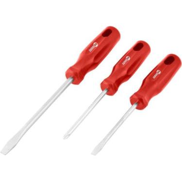 Imagem de Jogo chave fenda e philips aço carbono com 3 peças - Nove54