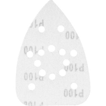 Imagem de Lixa Delta Costado em Pluma 140x140x93mm G100 10 pçs Vonder