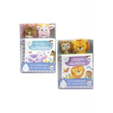 Imagem de Coleção little me melhores amigos - 2 livros de banho: fazenda e selva