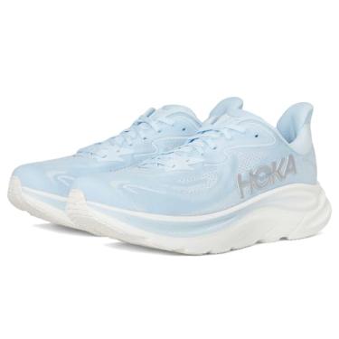 Imagem de HOKA Tênis feminino Clifton 10, Azul gelo/prata, 36