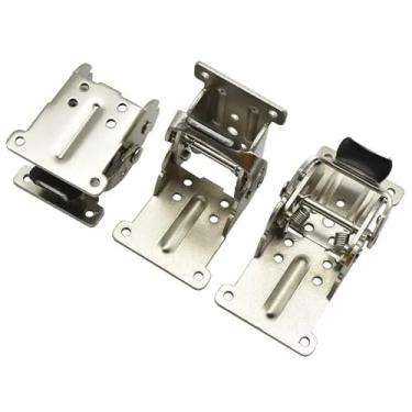 Imagem de Multi ângulo 566-3 0 graus, 90 graus, 180 graus, fixação de três ângulos, dobradiça dobrável, móveis de mesa de café, autotravamento, posição 1 peça