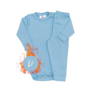 Imagem de Conjunto Infantil Térmico Segunda Pele Peluciado Body Calça - Pettenat