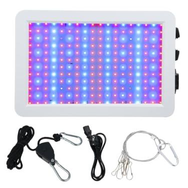 Imagem de Luz de Crescimento com 216 LEDs para Plantas Interiores Espectro Completo Lâmpada Vegetação e Floração Lâmpadas Suspensas Mudas Flores Estufa Jardinag