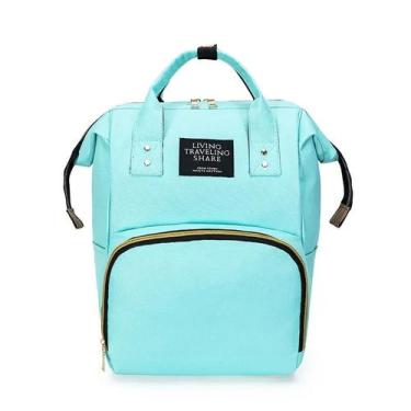 Imagem de Mochila Multifuncional Poliéster Impermeável Fashion Azul - FRIGOPRO