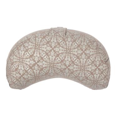 Imagem de YOGATERIA Bodhi Almofada de meditação Zafu Yoga Lua Maharaja | Puf de assento Yoga | Recheio Casca Trigo Sarraceno e Capa em Algodão (raja/nude)