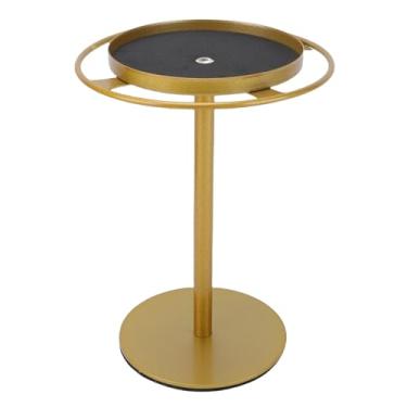 Imagem de AUNMAS Organizador de óculos de Sol de Metal, 9 Pares de Capacidade para óculos, Suporte de de Sol de Ferro Com Bandeja de Armazenamento, Almofadas Antiderrapantes, para , (Ouro)