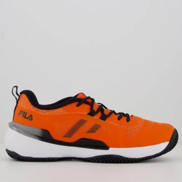 Imagem de Tênis Fila Winner Clay Laranja e Preto-Masculino