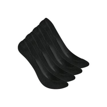 Imagem de Kit 4 Pares de Sapatilhas Selene 7340-003, Preto