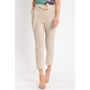 Imagem de Calça Alfaiataria com Cinto Feminina-Feminino