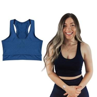 Imagem de Top Suplex Alta Sustentação Corrida Academia Treino Fitness Estilo Nad