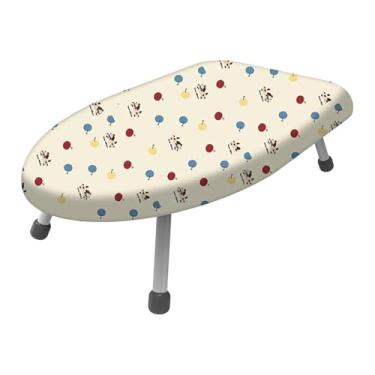Imagem de YWJLQH Mini Tábua de Passar Roupa Dobrável, Compacta, com Capa Removível, Ao Calor, Ideal para Casa, Estúdio, Viagens E Como Presente para Mães, Sem Capa