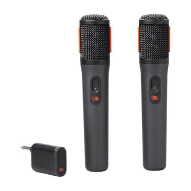 Imagem de JBL, Microfone Sem Fio, PartyBox Wireless Mic, Par com Receptor - Preto