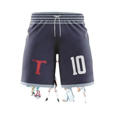 Imagem de Calções De Futebol Olive Benji Para Praia, Fitness E Esportes, Para Cr