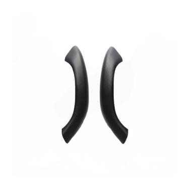 Imagem de Maçaneta interna esquerda e direita para porta de carro, compatível com bmw x1 x2 f48 f49 f39 2016-2020, substituição de acabamento da tampa externa(Leather black 2)