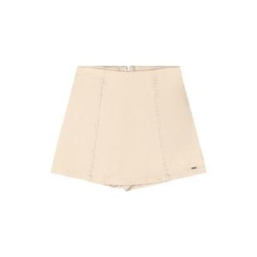 Imagem de Short-Saia Juvenil em Tecido Bengaline Gloss-Feminino