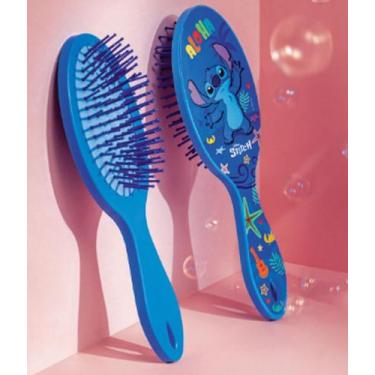 Imagem de Escova de Cabelo Oval Stitch Azul Infantil - Condor