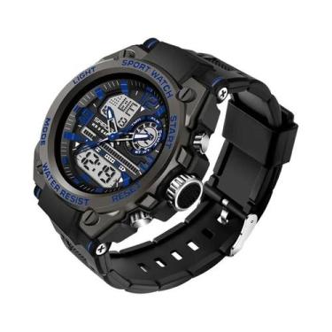 Imagem de Relógio Esportivo Masculino À Prova D'água, Relógio De Pulso Militar D