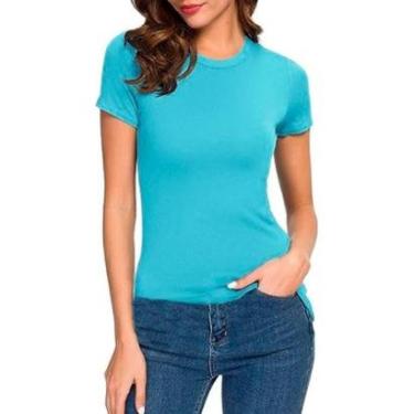 Imagem de Blusinha Feminina Mullet Tapa Bumbum Longline Slim Fitness-Feminino