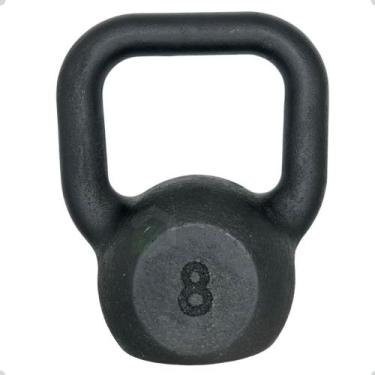 Imagem de Kettlebell de Ferro Fundido Pintado - 8 Kg - BOX INGÁ