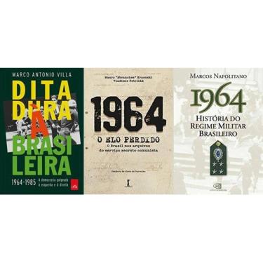 Imagem de Kit 3 Livros 1964 Ditadura À Brasileira 1964 1985 + 1964 O