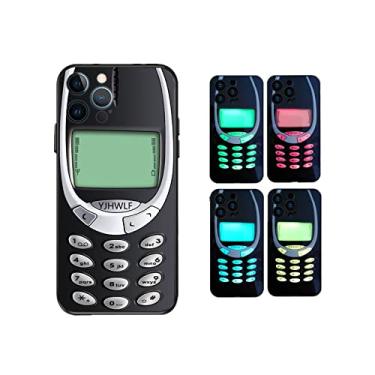 Imagem de Capa com luz LED para iPhone 7/8/SE, capa traseira de vidro temperado brilhante colorida à prova de choque, para mulheres legais e homens modernos, lente protetora, chamada de música flash, enviar